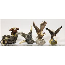 LOT OF EAGLE DECOR