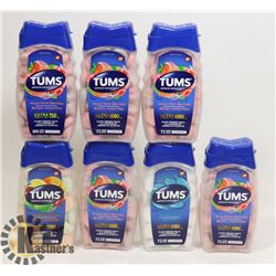 LOT OF TUMS ANTI-ACID TABLETS.