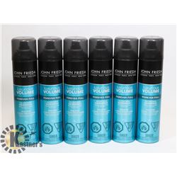 LOT OF JOHN FRIEDA HAIR SPRAY.