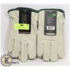 Image 1 : 2 PAIRS OF BDG LINED LEATHER DRIVERS GLOVES SZ MED
