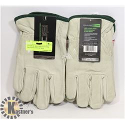 2 PAIRS OF BDG LINED LEATHER DRIVERS GLOVES SZ MED