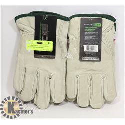 2 PAIRS OF BDG LINED LEATHER DRIVERS GLOVES SZ MED
