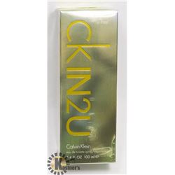 CKIN2U CALVIN KLEIN 3.4 FL OZ 100ML FOR HER.