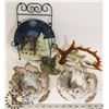Image 1 : LOT OF WOLF DECOR
