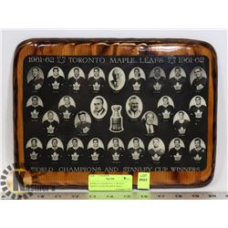 WORLD CHAMPIONS TORONTO MAPLE LEAFS PLAQUE WALL