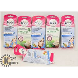 LOT OF VEET WAX STRIPS