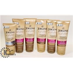 BAG OF ASSORTED JERGINS TINTED MOISTURIZERS