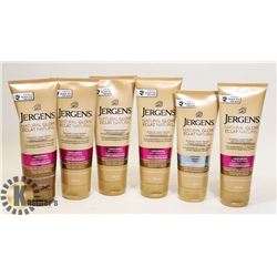 BAG OF ASSORTED JERGINS TINTED MOISTURIZERS