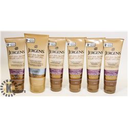 BAG OF ASSORTED JERGINS TINTED MOISTURIZERS