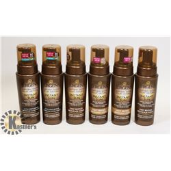 BAG OF ASSORTED JERGINS TANNING MOUSSE