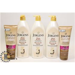 BAG OF ASSORTED JERGINS LOTION