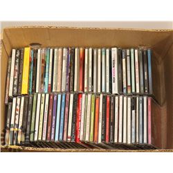BOX OF APPROX 75 CDS INCL PHIL COLLINS, NO DOUBT,