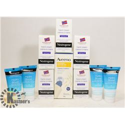 LOT OF ASSORTED HAND CREAM.