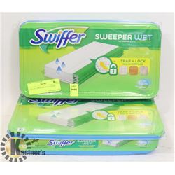 LOT OF 2 SWIFFER WET CLOTHS