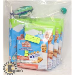 BAG OF ASSORTED CLEANING PRODUCTS