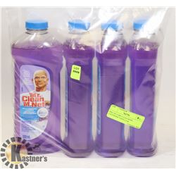 BAG OF 4 MR CLEAN 800ML LAVENDER VANILLA &