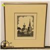 Image 1 : WOOD-FRAMED PICTURE