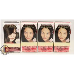 BAG OF 4 ASSORTED HAIR DYE