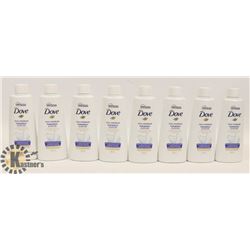 BAG OF 8 MINI DOVE SHAMPOO & CONDITIONER, 50 ML