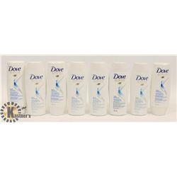 BAG OF 8 MINI DOVE SHAMPOO & CONDITIONER, 50 ML