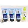 Image 1 : BAG OF 4 ASSORTED LOREAL HAIR GEL