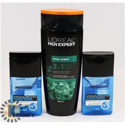 BAG OF LOREAL PRODUCTS INCL 3 IN 1 SHAMPOO,