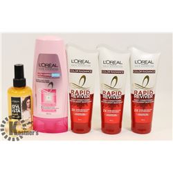 BAG OF LOREAL HAIR PRODUCT