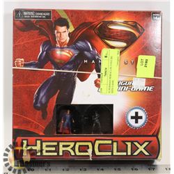 SUPERMAN HEROCLIX 2 FIGURE MINI GAME.