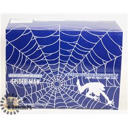 BOX OF ULTIMATE SPIDER-MAN ACTION FIGURES.