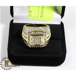 NEW GOLD PLATED RING SZ 10