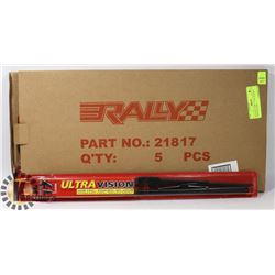 PACK OF 5 NEW 17" ALL SEASON WIPER BLADES