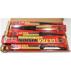 CASE OF 5 NEW 15" WIPER BLADES