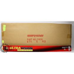PACK OF 5 NEW 28" ULTRA VISION WIPER BLADES