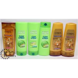 BAG OF ASSORTED SHAMPOO AND CONDITIONER