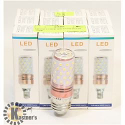 LOT OF 12 NEW LED LIGHT BULBS - 3000K