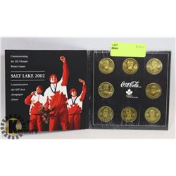 COCA COLA XIX OLYMPIC WINTER GAMES COINS
