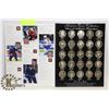 Image 1 : GOLD PLATED COINS FULL SET OF HOCKEY FAMED