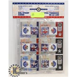 LIMITED EDITION NHL STAMP CARDS