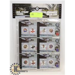 LIMITED EDITION NHL STAMP CARDS