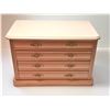Image 2 : 10)  PICKELED OAK 3 DRAWER JEWELRY
