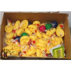 LOT OF RUBBER DUCKIES!
