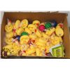 Image 1 : LOT OF RUBBER DUCKIES!