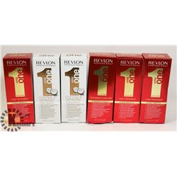 LOT OF 6 REVLON HAIR TREATMENTS
