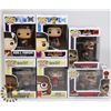 Image 1 : LOT OF 6 ASSORTED FUNKO POP VINYL FIGURES.