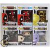 Image 1 : LOT OF 6 ASSORTED FUNKO POP VINYL FIGURES.
