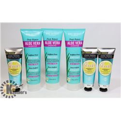 BAG OF CONDITIONER AND HAIR MASQUE.