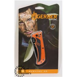 NEW GERBER SURVIVAL AD LOCK BLADE KNIFE