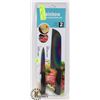 Image 1 : NEW RAINBOW TITANIUM COATED KNIFE SET