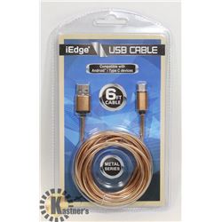NEW METAL SERIES 6' USB C CHARGE CABLE