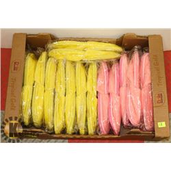 LOT OF ADULT FUZZY FLIP FLOPPERS.